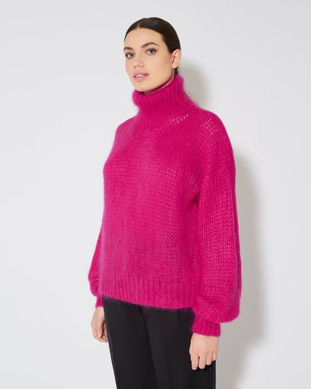 Philippe Model Dolcevita Romaine da Donna Viola in Lana Mohair Online