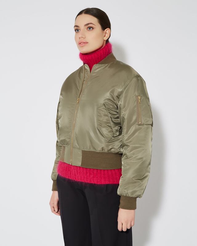 Philippe Model Giacca bomber Giulliet da Donna Verde in Jersey Saldi