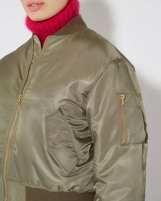 Philippe Model Giacca bomber Giulliet da Donna Verde in Jersey Saldi