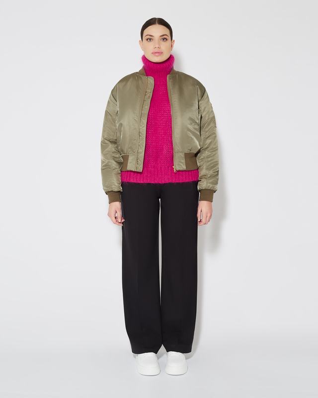 Philippe Model Giacca bomber Giulliet da Donna Verde in Jersey Saldi