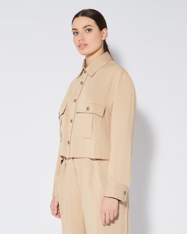 Philippe Model Camicia militare Dorette da Donna Marrone in Cotone Hotsell