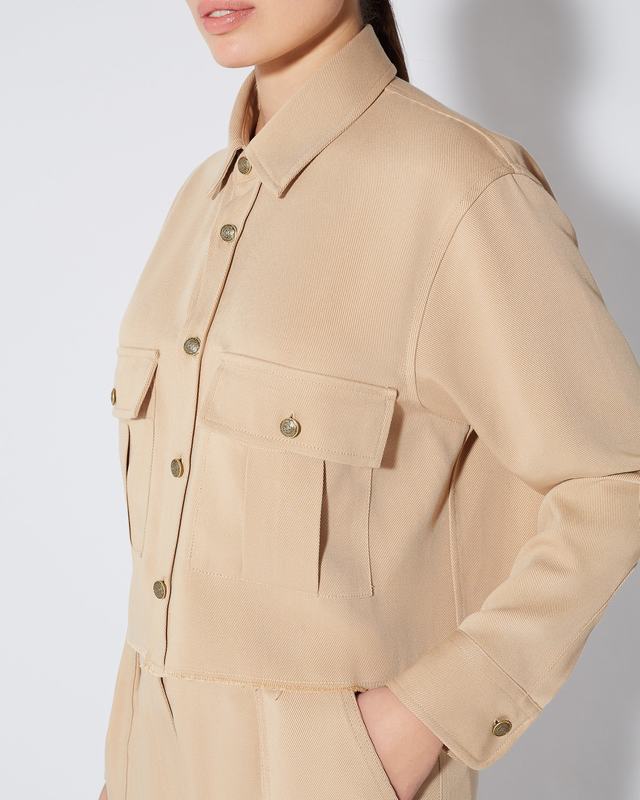 Philippe Model Camicia militare Dorette da Donna Marrone in Cotone Hotsell