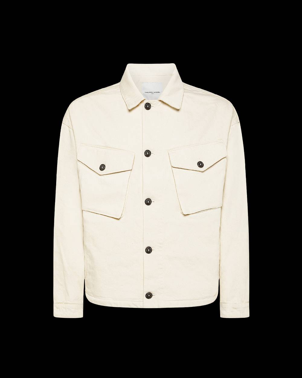 Philippe Model Giacca Giselle da Donna Beige ecru in Bull Denim 2025