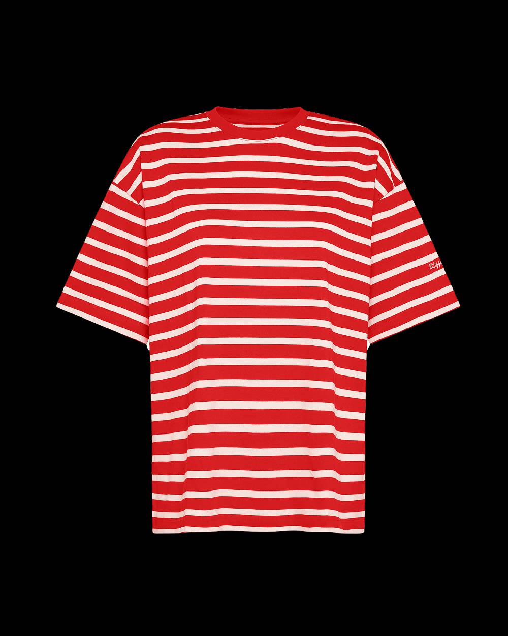 Philippe Model T-Shirt Monique da Donna Rossa in Cotone Nuovo