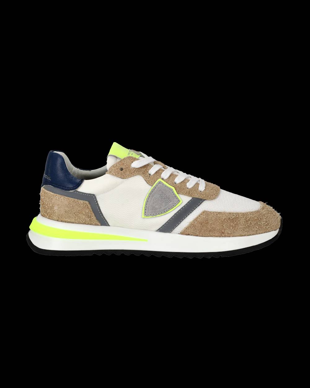 Philippe Model Sneaker basse Tropez 2.1 uomo - bianco, marrone e giallo Qualità Garantita