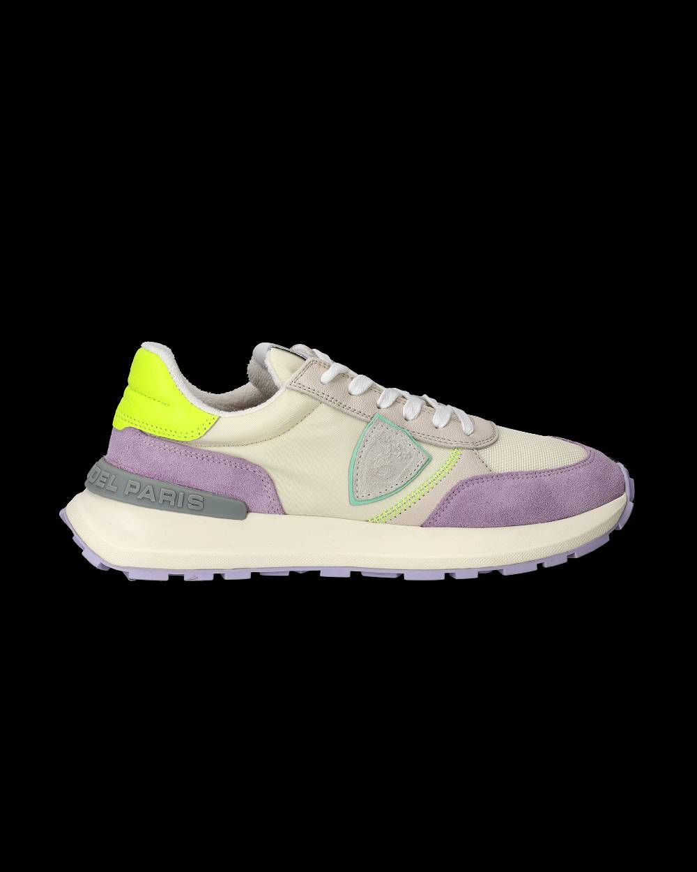Philippe Model Sneakers Antibes da Donna Bianche e Gialle in Tessuto Tecnico Fino Al -60%
