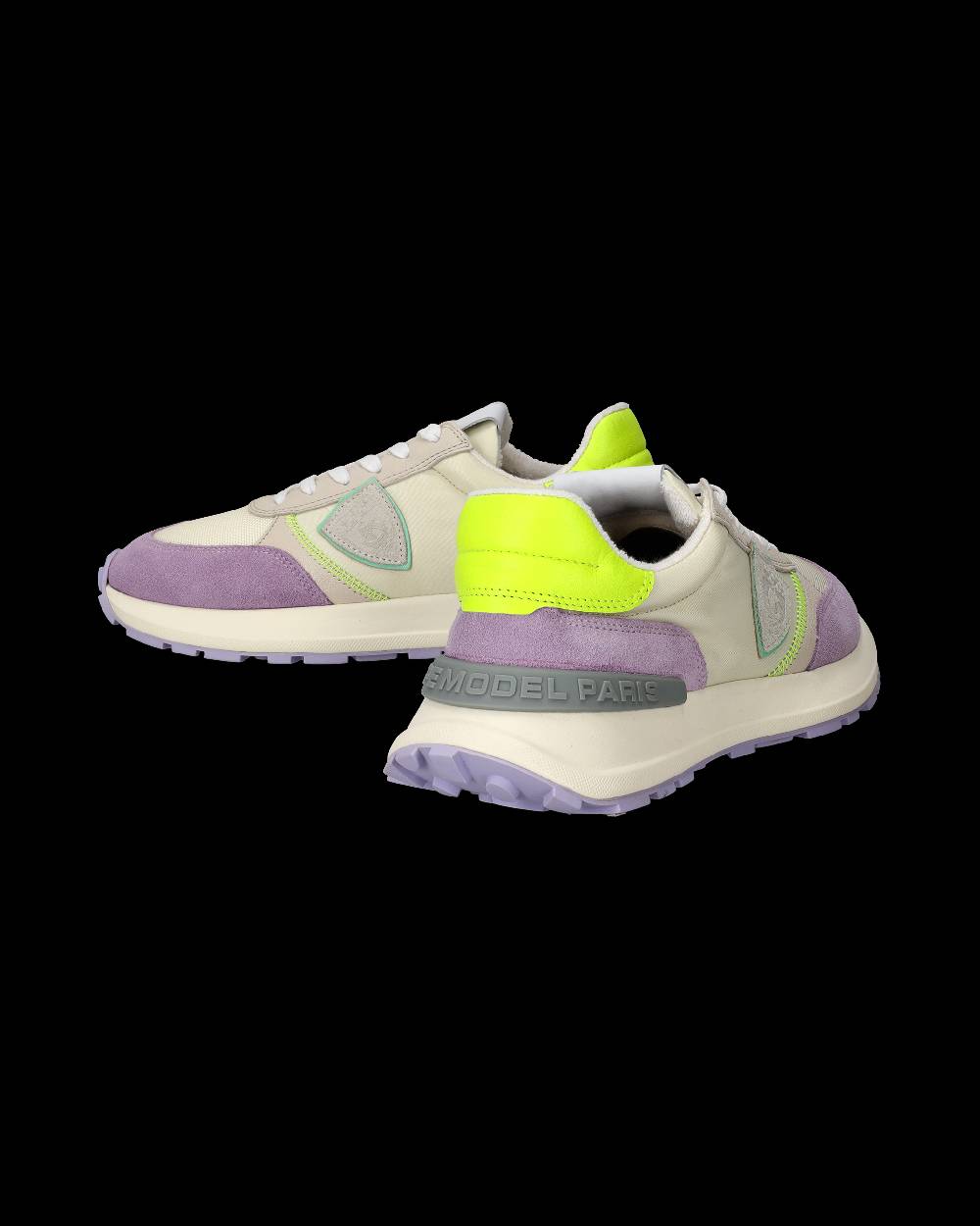 Philippe Model Sneakers Antibes da Donna Bianche e Gialle in Tessuto Tecnico Fino Al -60%