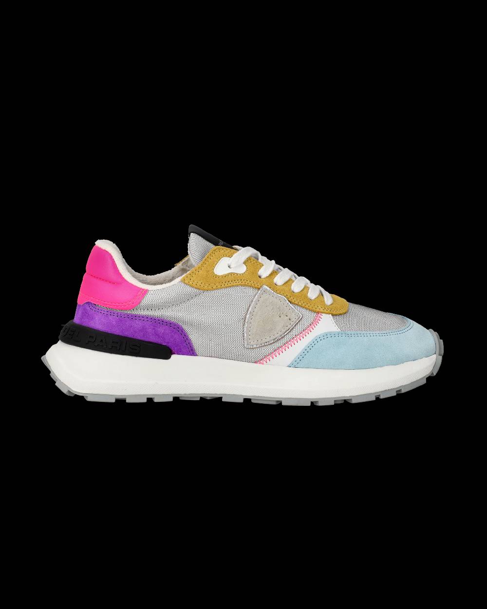 Philippe Model Sneakers Antibes da Donna Argento in Tessuto Tecnico Shopping Online