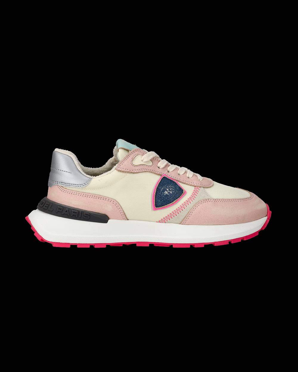 Philippe Model Sneaker running basse Antibes donna - rosa e burro Prezzo Ridotto