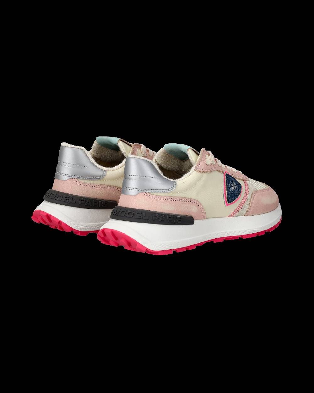 Philippe Model Sneaker running basse Antibes donna - rosa e burro Prezzo Ridotto