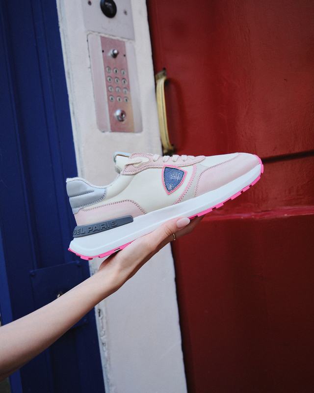 Philippe Model Sneaker running basse Antibes donna - rosa e burro Prezzo Ridotto