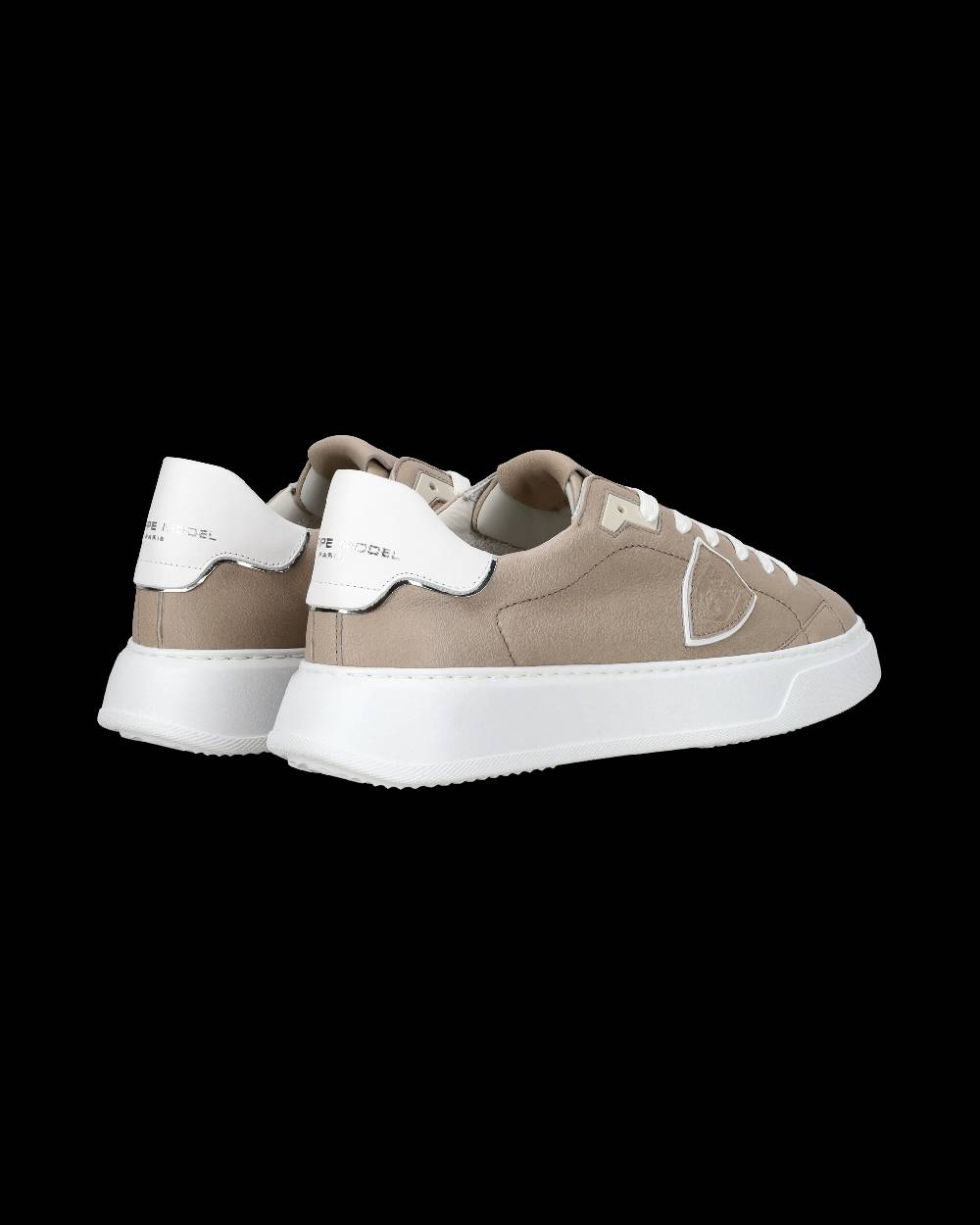 Philippe Model Sneaker casual Temple da uomo in pelle Nabuk - Grigio Promozione Limitata