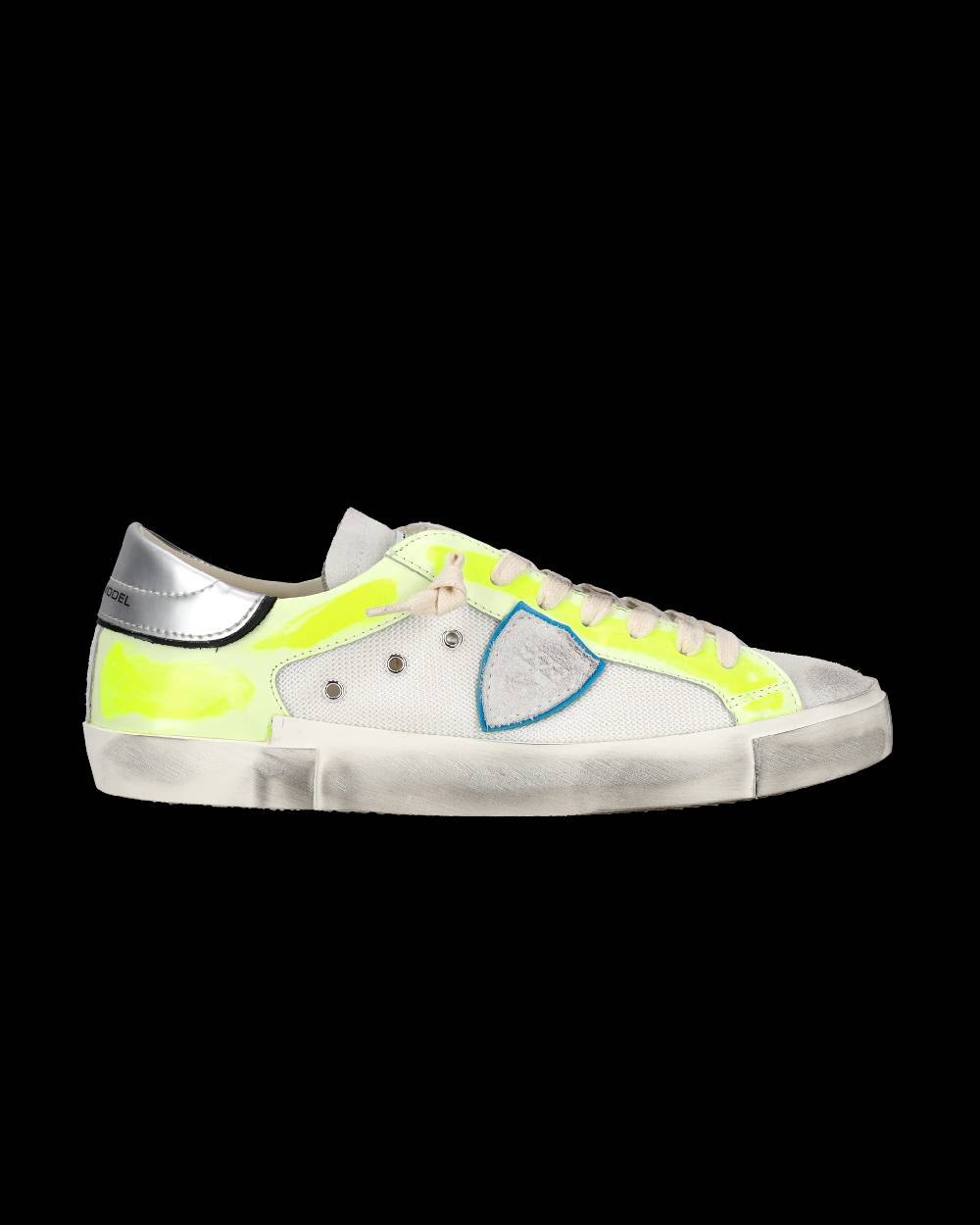 Philippe Model Sneaker basse Prsx uomo - bianco e giallo fluo Convenienza