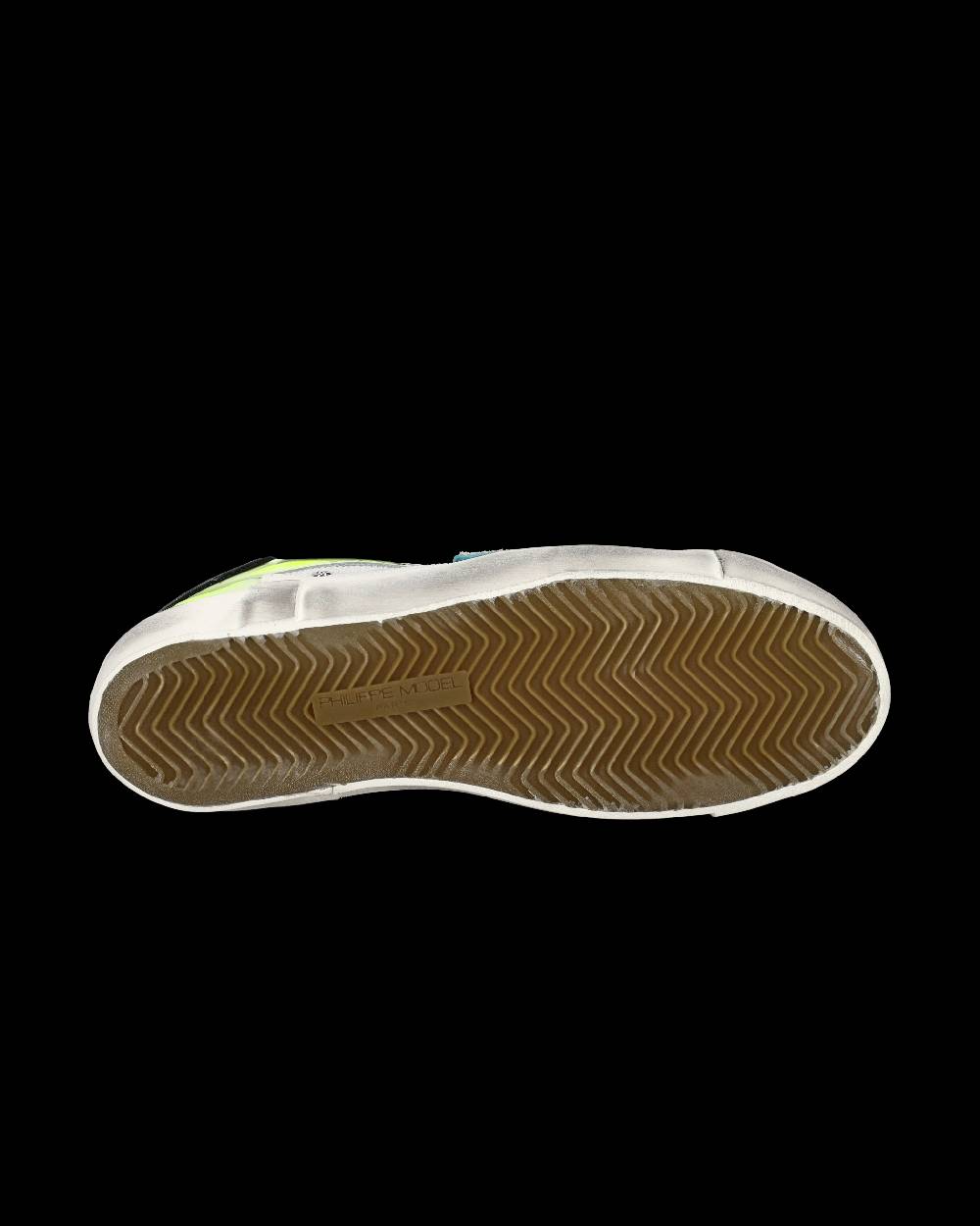 Philippe Model Sneaker basse Prsx uomo - bianco e giallo fluo Convenienza
