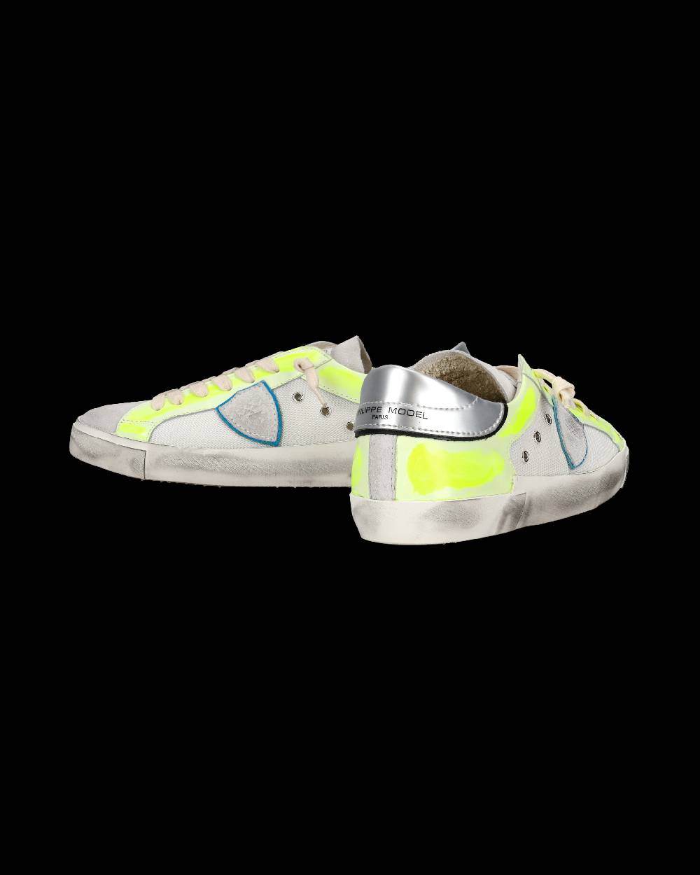 Philippe Model Sneaker basse Prsx uomo - bianco e giallo fluo Convenienza