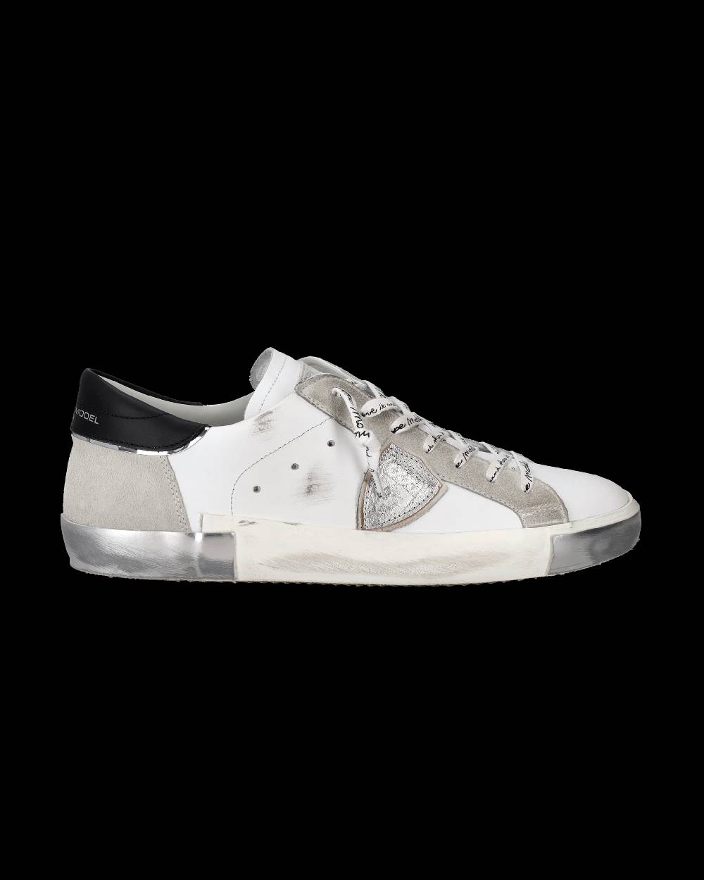 Philippe Model Sneaker bassa Prsx uomo - bianco e argento Online