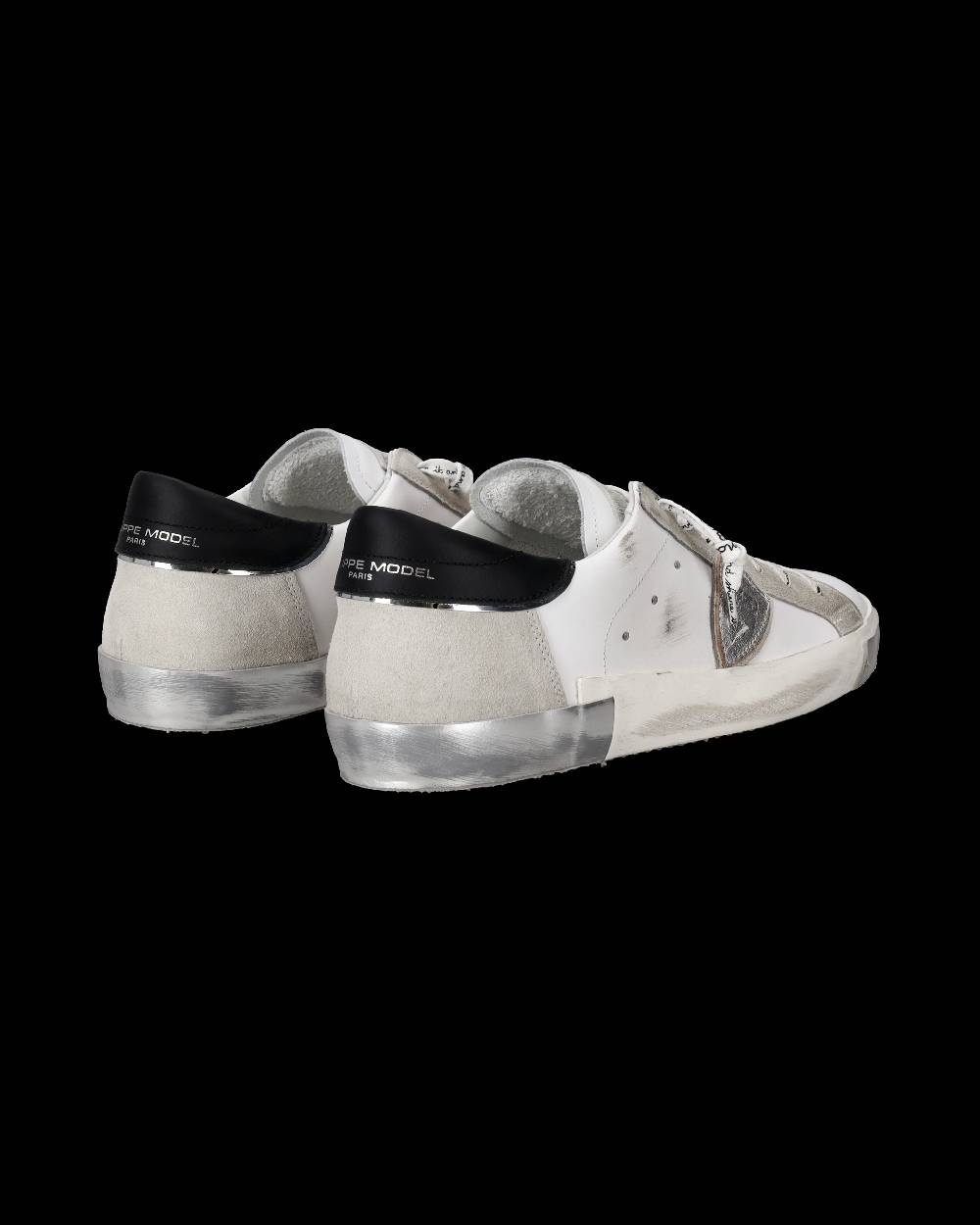 Philippe Model Sneaker bassa Prsx uomo - bianco e argento Online