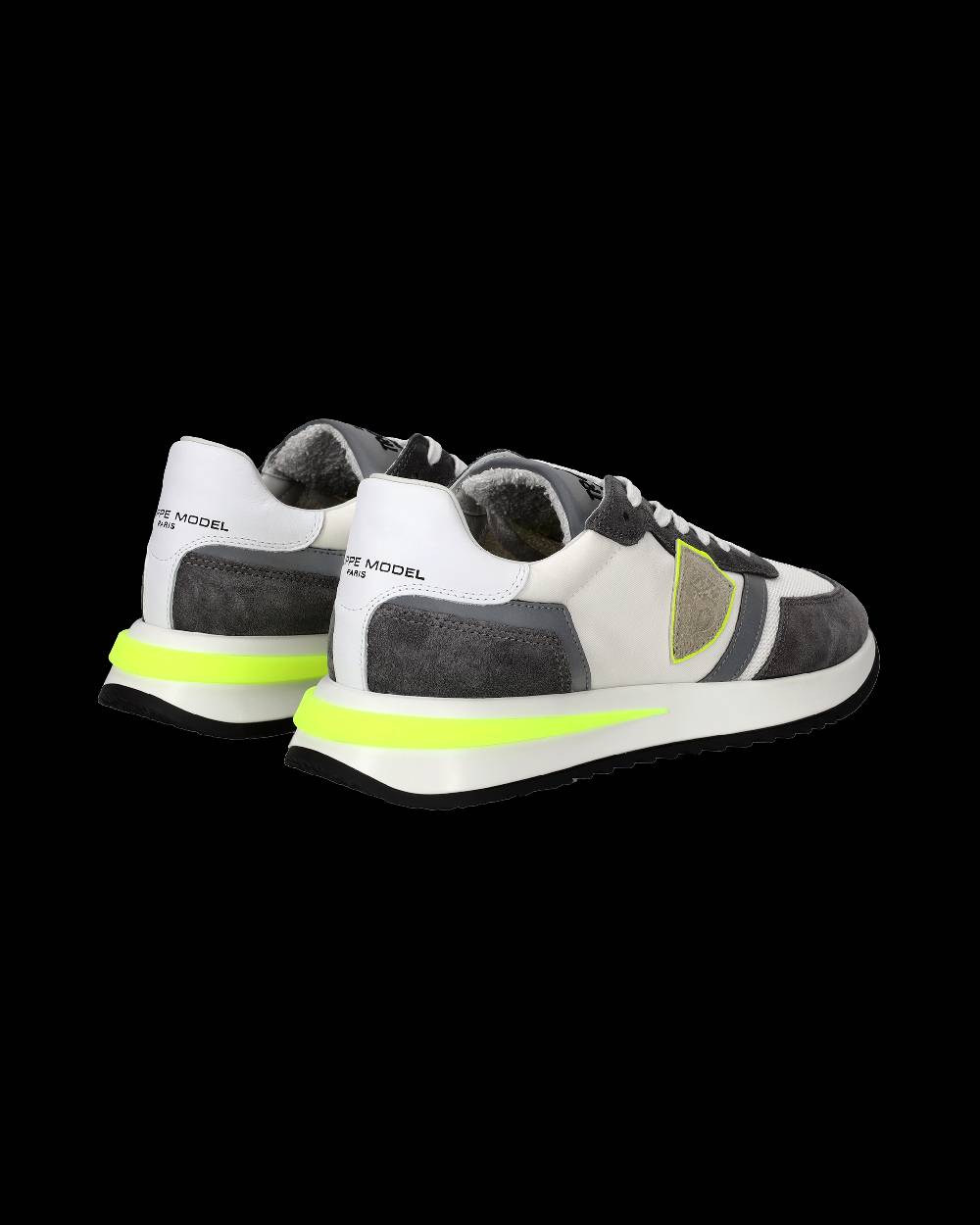 Philippe Model Sneakers Tropez 2.1 da Uomo Bianche e Grigie in Tessuto Tecnico In Vendita