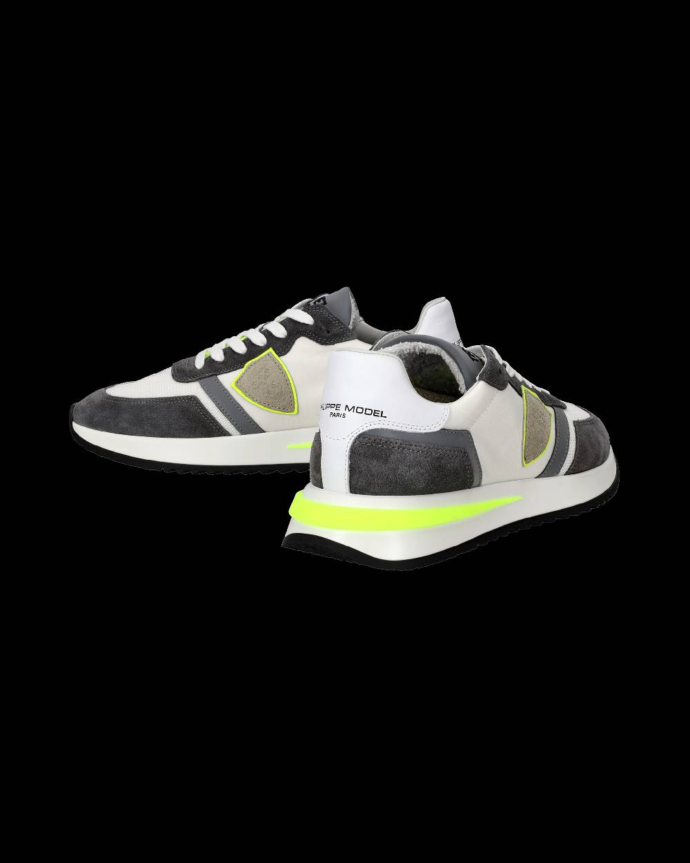 Philippe Model Sneakers Tropez 2.1 da Uomo Bianche e Grigie in Tessuto Tecnico In Vendita