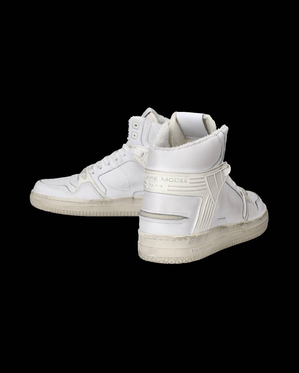 Philippe Model Sneakers Alte La Grande da Uomo Bianche in Pelle I Più Venduti