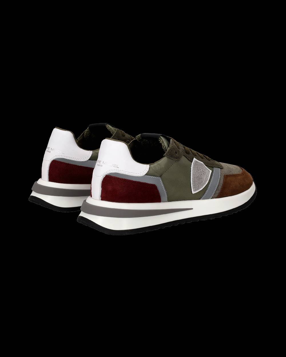 Philippe Model Sneakers Tropez 2.1 Grigie da Uomo in Tessuto Tecnico Moda