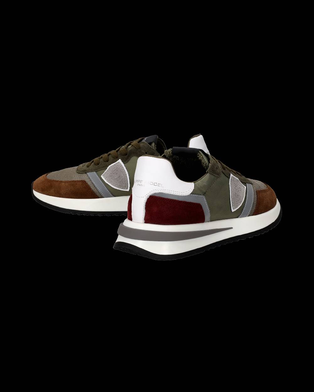 Philippe Model Sneakers Tropez 2.1 Grigie da Uomo in Tessuto Tecnico Moda