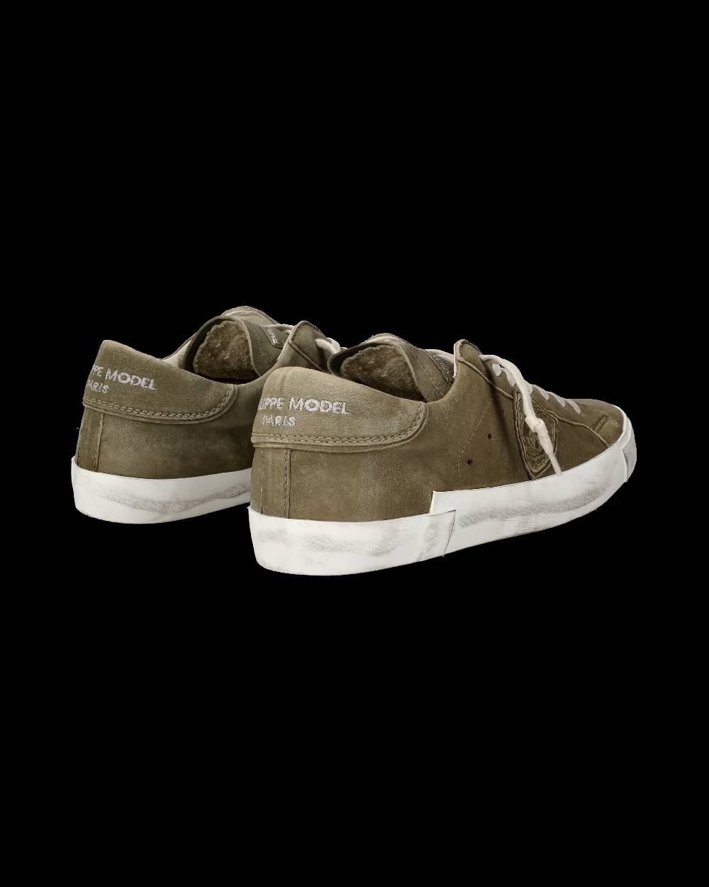 Philippe Model Sneakers Prsx da Uomo Verde in Pelle Morbida Offerta speciale