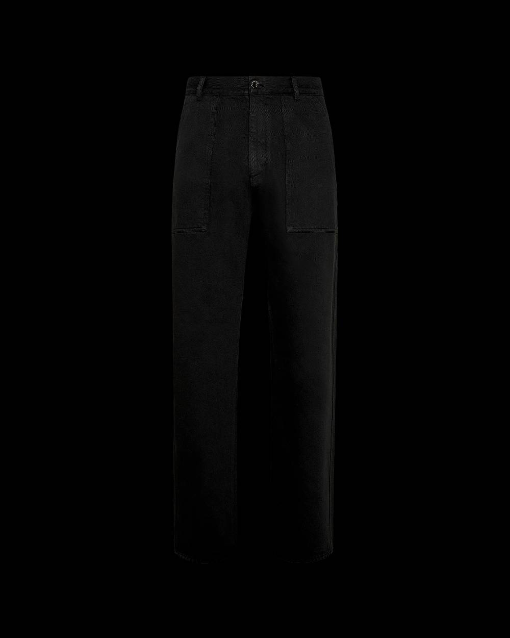 Philippe Model Pantaloni CHARLES da Uomo Neri in Bull Denim Comprare a buon mercato
