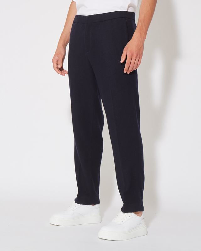 Philippe Model Pantaloni CESAR da Uomo Blu in Lana Flash Sale