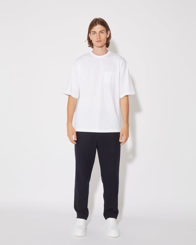 Philippe Model Pantaloni CESAR da Uomo Blu in Lana Flash Sale