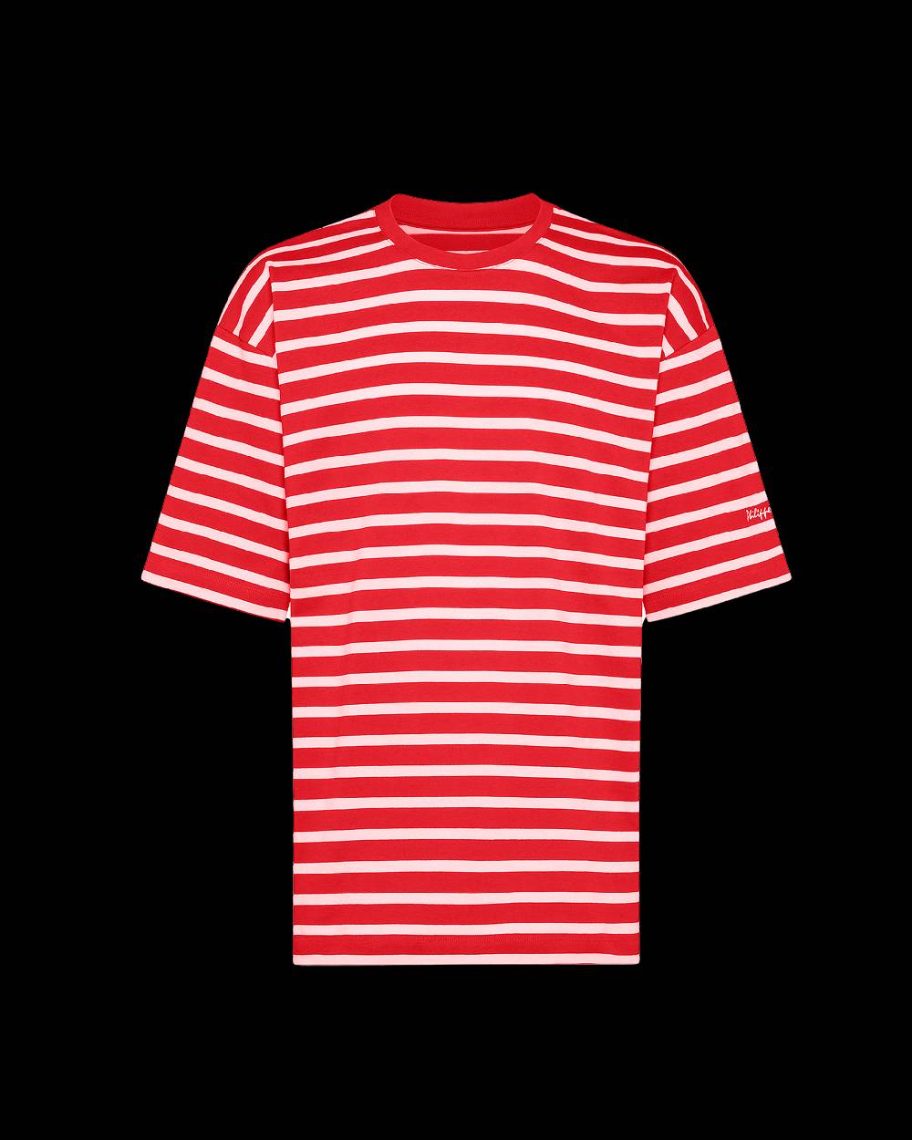 Philippe Model T-Shirt Maurice da Uomo Rossa in Cotone Offerta esclusiva