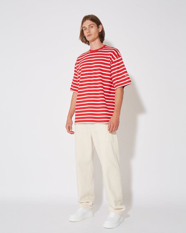 Philippe Model T-Shirt Maurice da Uomo Rossa in Cotone Offerta esclusiva