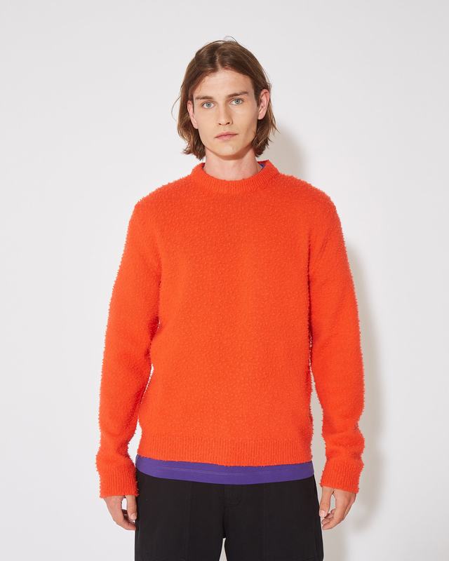 Philippe Model Felpa Rafael da Uomo Arancione in Lana Offerta natalizia