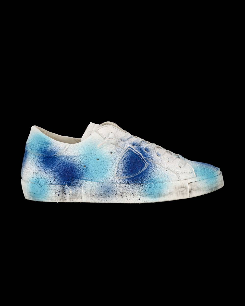 Philippe Model Sneaker bassa PRSX uomo - bianco, blu e azzurro Online Outlet