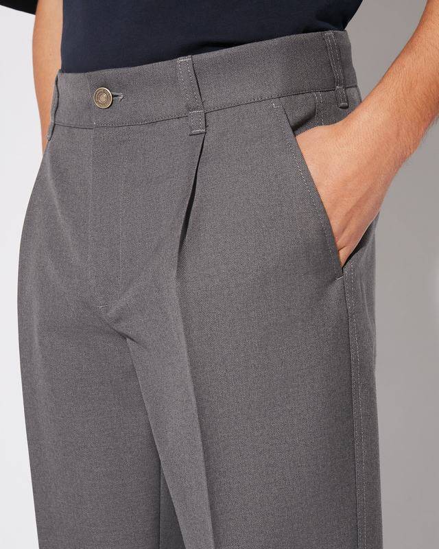 Philippe Model Pantaloni chino Claude da Uomo Grigi in Lana Offerta temporanea