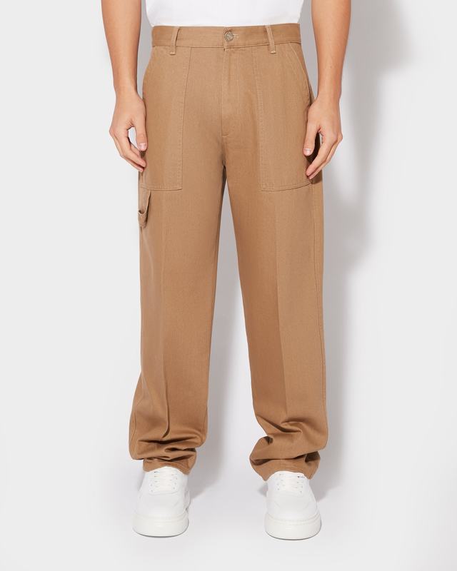 Philippe Model Pantaloni Charles da Uomo Marroni in Cotone Lightning offer