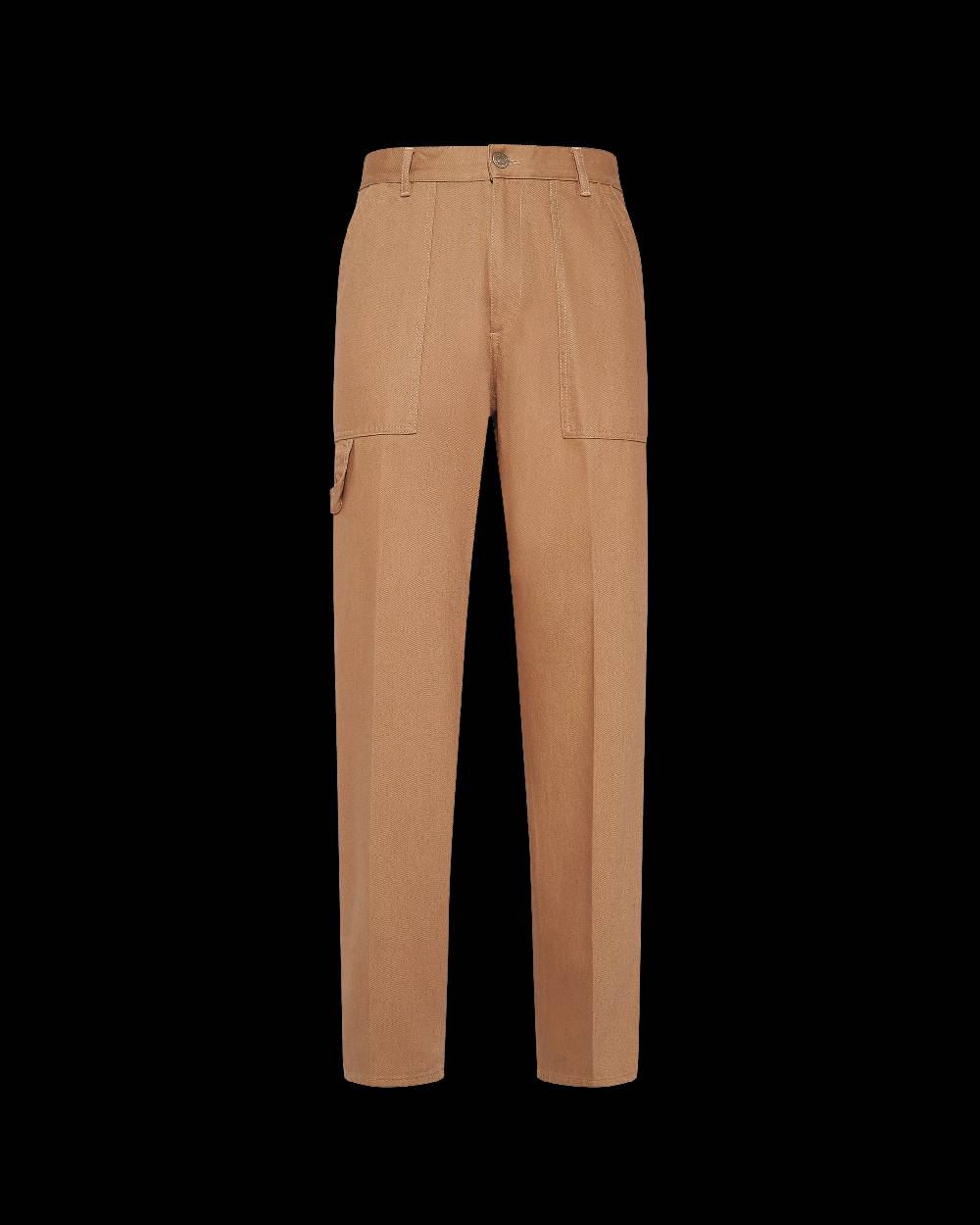 Philippe Model Pantaloni Charles da Uomo Marroni in Cotone Lightning offer