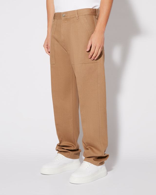 Philippe Model Pantaloni Charles da Uomo Marroni in Cotone Lightning offer