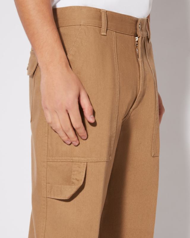Philippe Model Pantaloni Charles da Uomo Marroni in Cotone Lightning offer