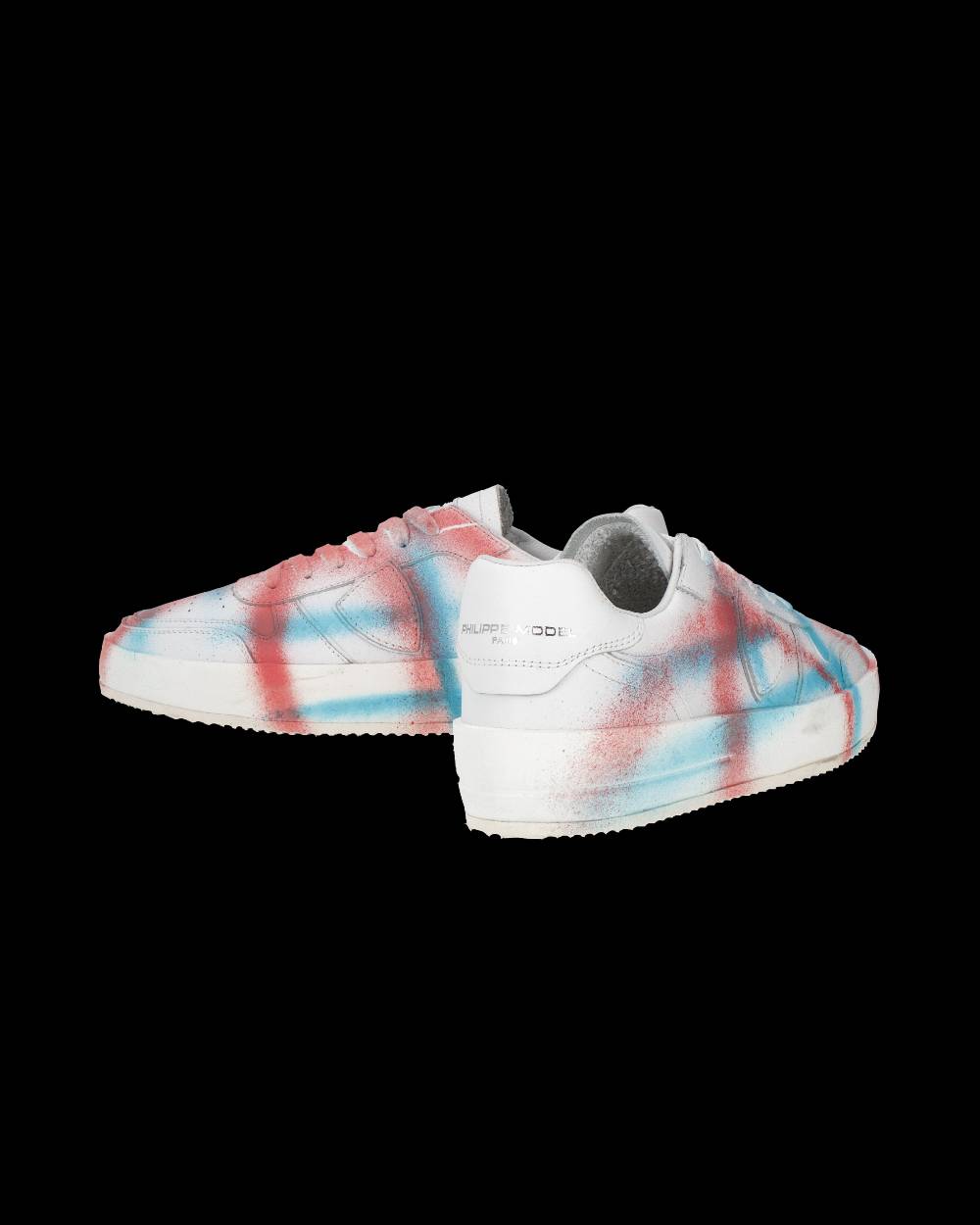 Philippe Model Sneaker bassa Nice uomo - bianco, corallo e blu Comprane uno, ottenene uno gratis