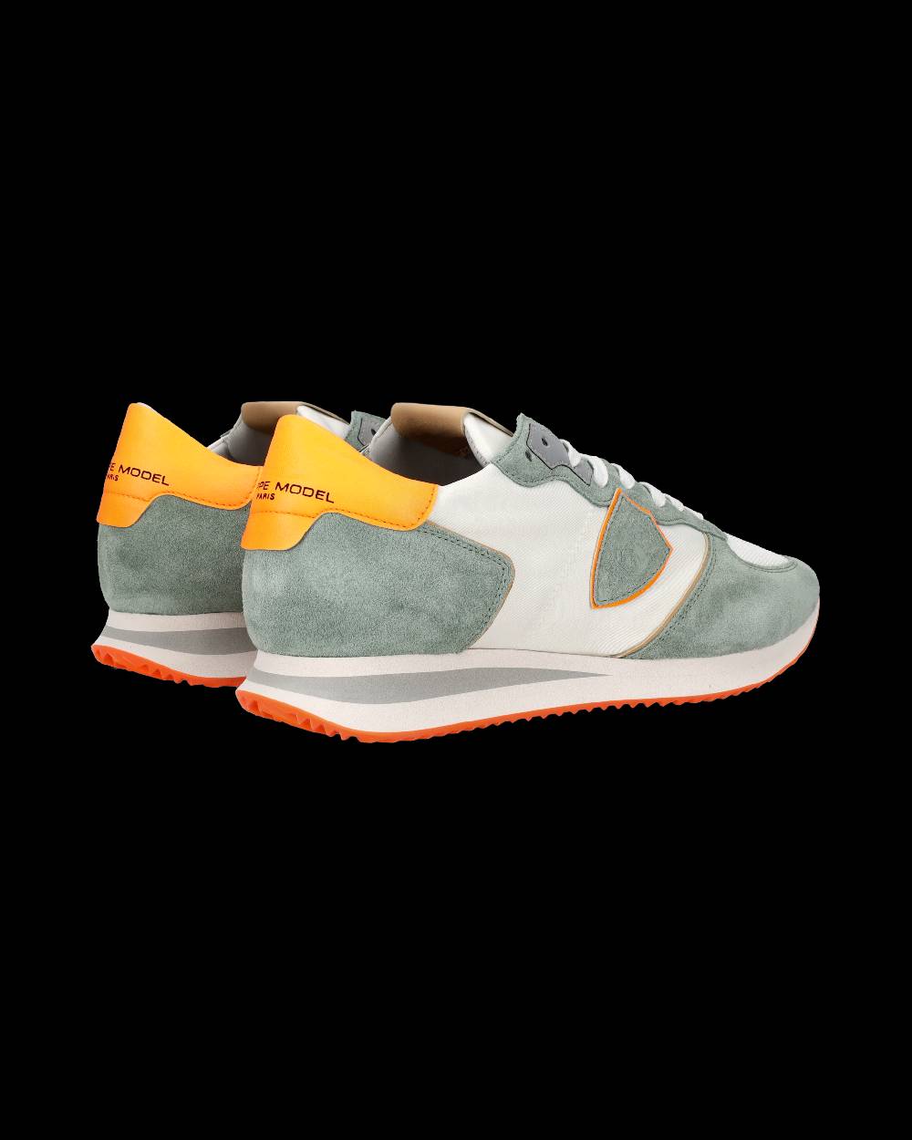 Philippe Model Sneaker bassa Trpx uomo - bianco, verde e arancio Sconti VIP