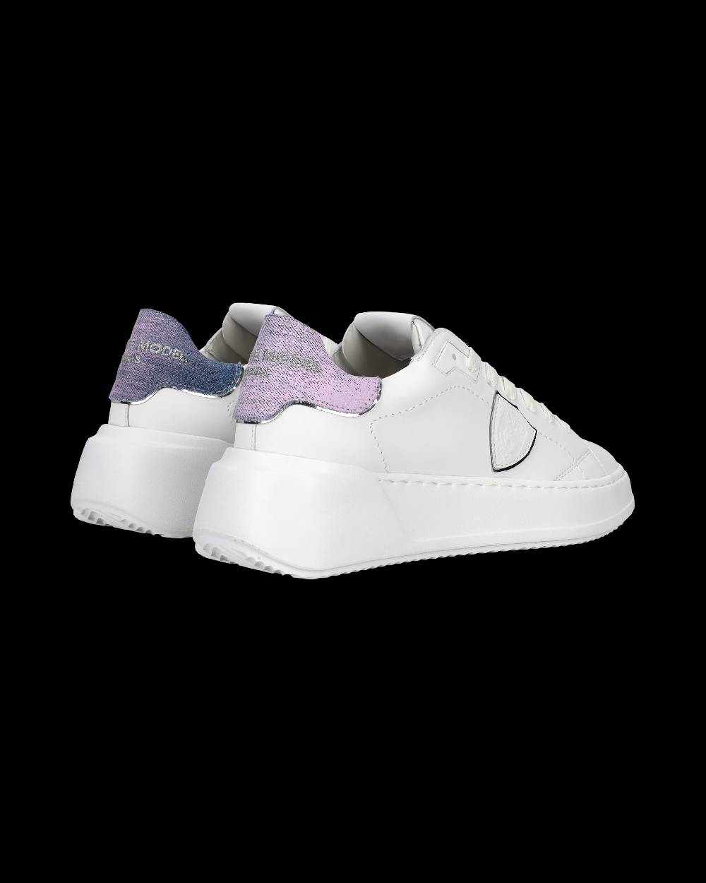 Philippe Model Sneaker bassa Tres Temple donna - bianco e azzurro Prezzo basso