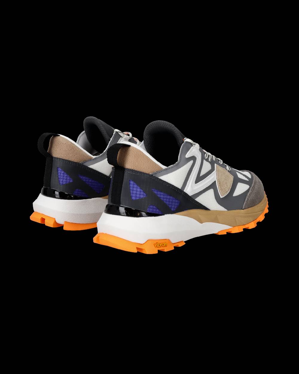 Philippe Model Sneakers Rocx da Uomo Grigie e Arancioni in Tessuto Tecnico Latest stili