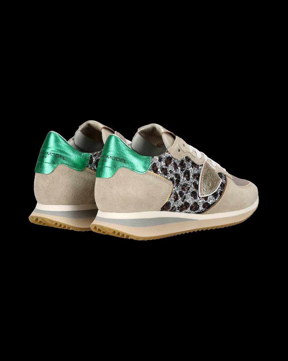Philippe Model Sneaker casual Trpx da donna in pelle scamosciata - Dorato Sostegno trimestrale