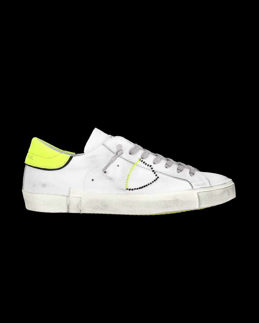 Philippe Model Sneaker basse Prsx uomo - bianco, nero e giallo fluo Fino al 55% di sconto