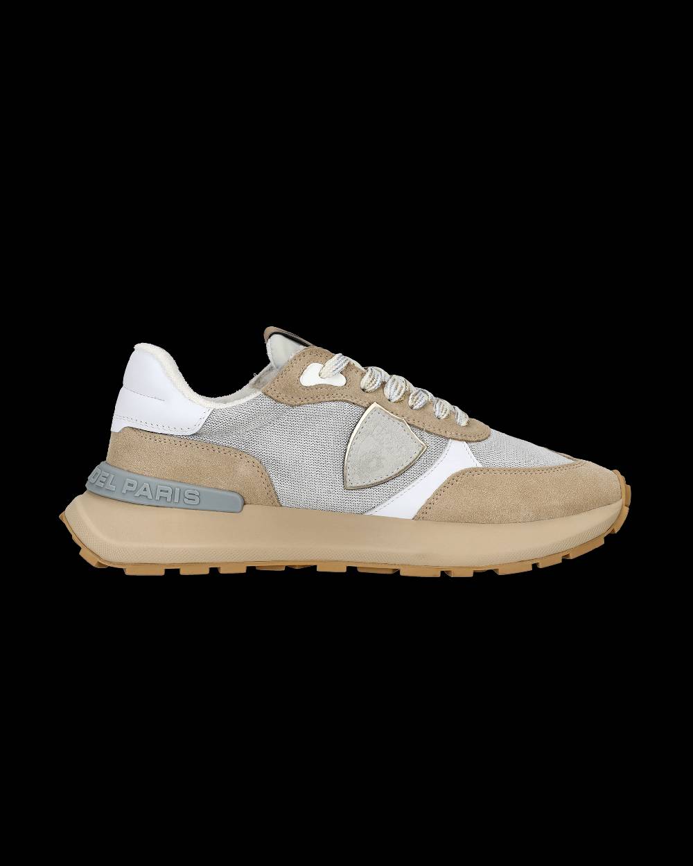 Philippe Model Sneaker bassa Antibes donna - argento e beige Discount Store per i nuovi prodotti