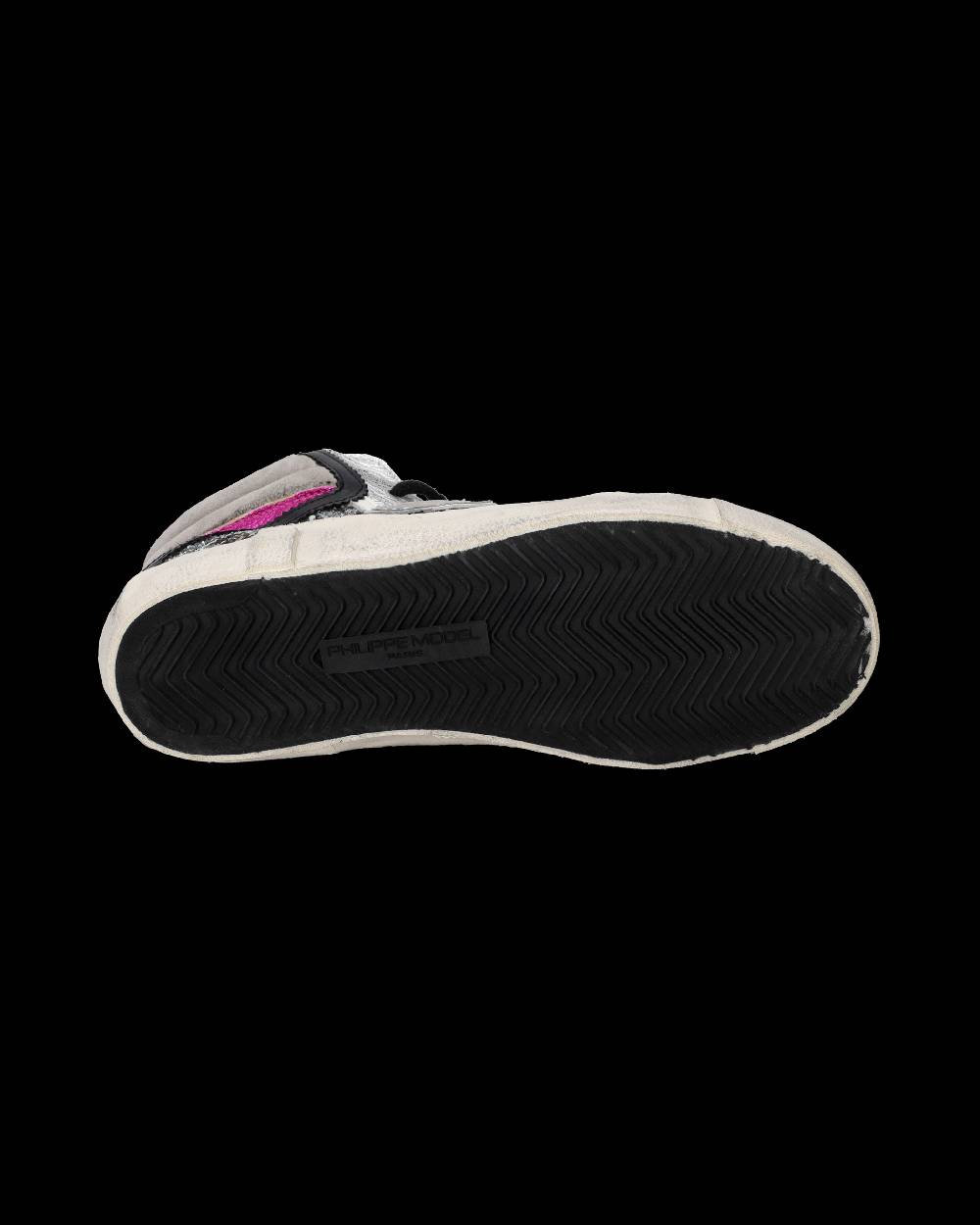 Philippe Model Sneaker high Paris donna - argento e rosa 50% di sconto con spedizione gratuita