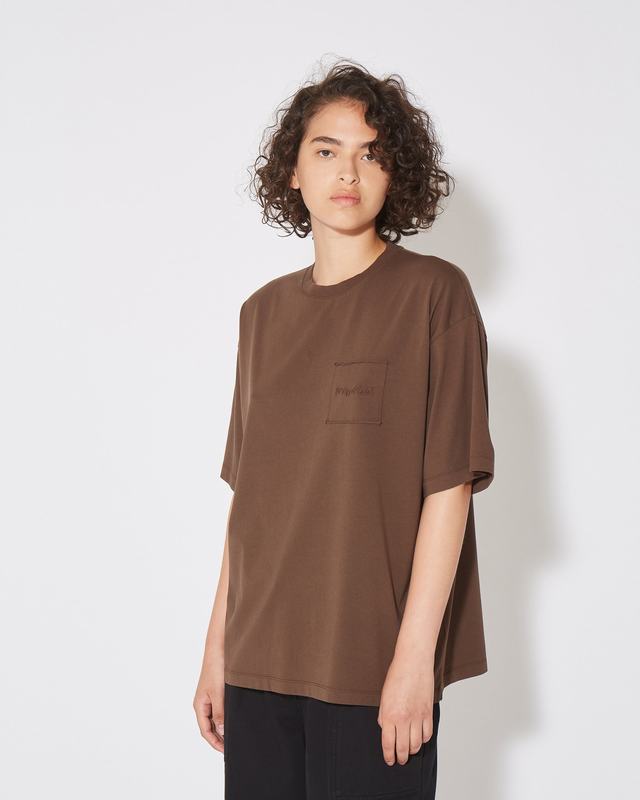 Philippe Model T-Shirt Monique da Donna Marrone in Jersey Limitato a 3 giorni