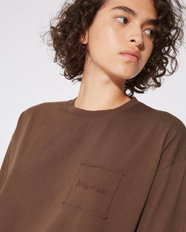 Philippe Model T-Shirt Monique da Donna Marrone in Jersey Limitato a 3 giorni