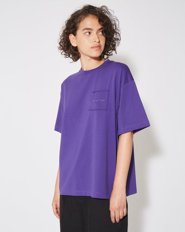 Philippe Model T-Shirt Monique da Donna Viola in Jersey Esporta salva